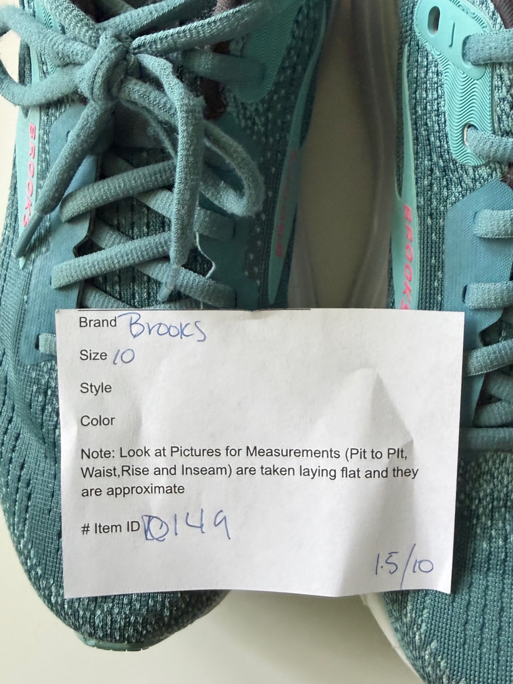 Brooks Ghost Max 2 Storm Blue Knockout Pink Size 10 - Picture 11 of 11
